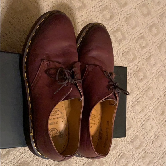 Dr. Martens Burgundy Oxfords - Picture 14 of 16